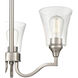 Caily 3 Light 21 inch Brushed Nickel Chandelier Ceiling Light